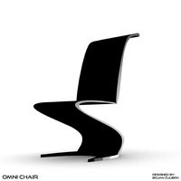 Futuristic Chair and Bench Set