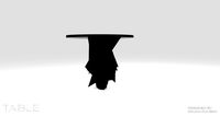 Triangular table