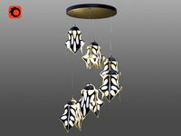 Spiral Curtain Lamp