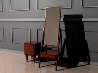 dresser mirror drawer