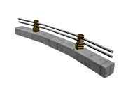 Curved barrier