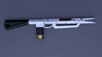SciFi Gun Low-poly 3D model