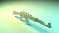 Low Poly AK47 Model