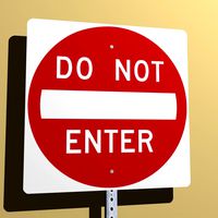 Do Not Enter