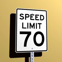 Speed Limit 70 MPH