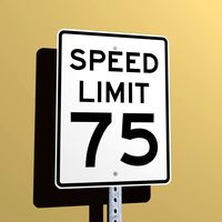 Speed Limit 75 MPH