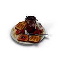 Bread Slice with jally