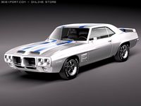 Pontiac Firebird Trans Am 1969 3D Model