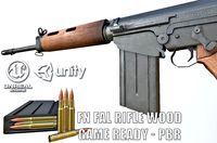 PBR FN FAL Rifle Wood