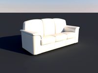 Triple sofas , Mjuk, Kimstad creamy white