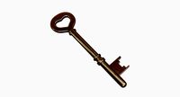 Gold Key 3D model