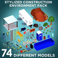 Stylized Construction Environment Pack