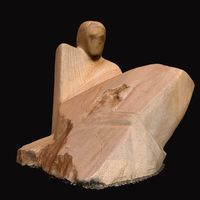 Ancient woman statue