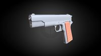 Colt M1911 - Low Poly