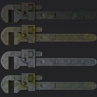 Pack 7 different wrench