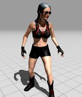 Girl with arrow animation