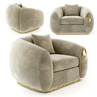 Soleil Armchair by boca do lobo