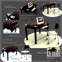 Table versatile japanes style 005 furniture decor