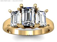 3stone ring 3D Model