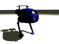 Red Dwarf Blue Midget (with legs)