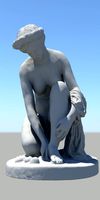 roman figure 3d model 15