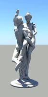 roman figure 3d model 10