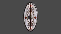Almond Shaped Shield