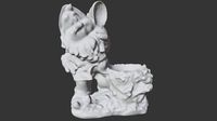 Gnome with flowerpot candy can