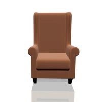 Low poly realistic armchair