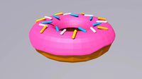 Low Poly Donut