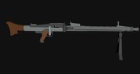 MG-42 German Low Poly
