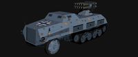 15cm Panzerwerfer 42Auf Sf LowPoly isometric