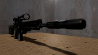 Modern weapon SR25 SR-25 animated