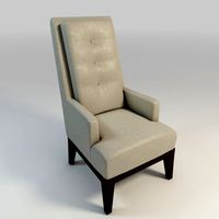 Cecil Tall-Back Arm Chair
