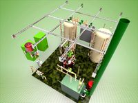 Technical room of single-family house.