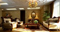 Photoreal Living Room 550 3D Model