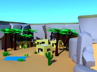 Desert village low poly