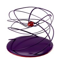 Twisting modern candleholder