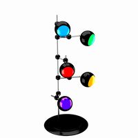 Modern floor lamp with five lights