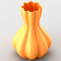 Decorative jar in light beige color