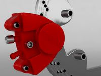 Brembo rear motorbike brakes