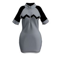 Jogging Short-sleeved Dress Marvelous designer 3D model