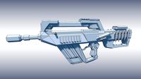 Rifle (low poly)