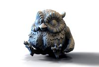 Bird sculpture art 3d
