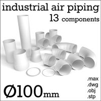 100 mm industrial air piping