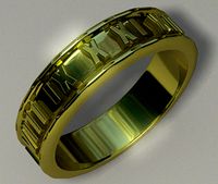 Wedding ring for man and woman