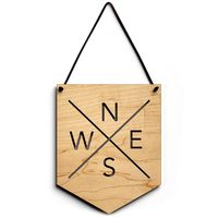 Wooden sign