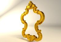 Bali Golden Mirror Frame