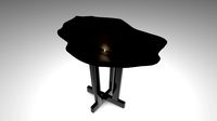 Wood Slice High Table