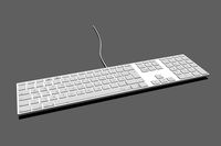 Modern Keyboard 3D Model